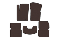 Dodge Avenger 2007–2014 Rubberen automatten Carsuit (Bruin) foto 1