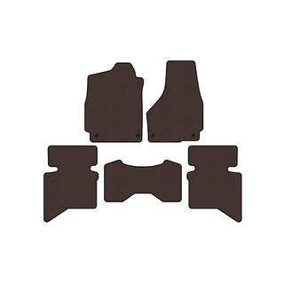 Rubberen automatten Carsuit (2009+, 5-zits/4-zits cabine, bruin) Dodge RAM (DS/DJ/D2) 2009–2024 foto 1