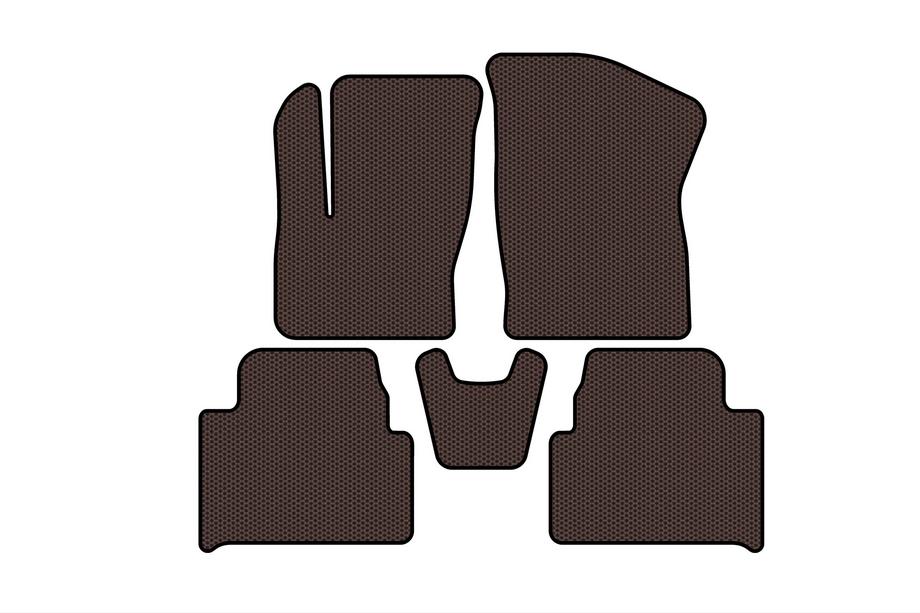 Ford C-Max 2004–2010 Rubberen automatten Carsuit (Bruin) Foto 1