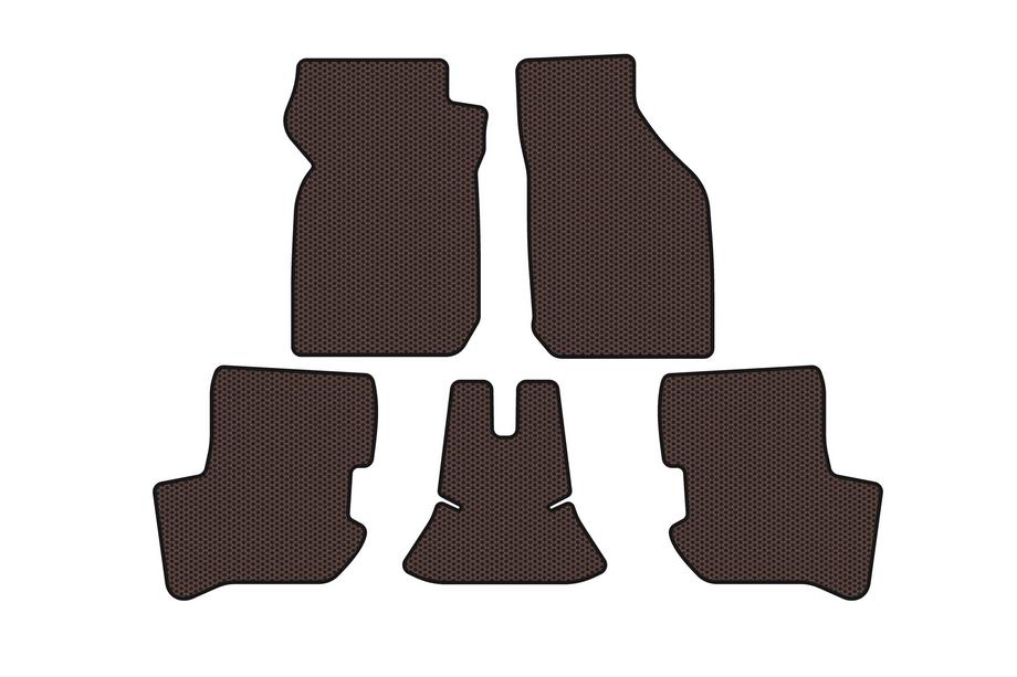 Ford Ka 1996–2008 Rubberen automatten Carsuit (HB, bruin) Image
