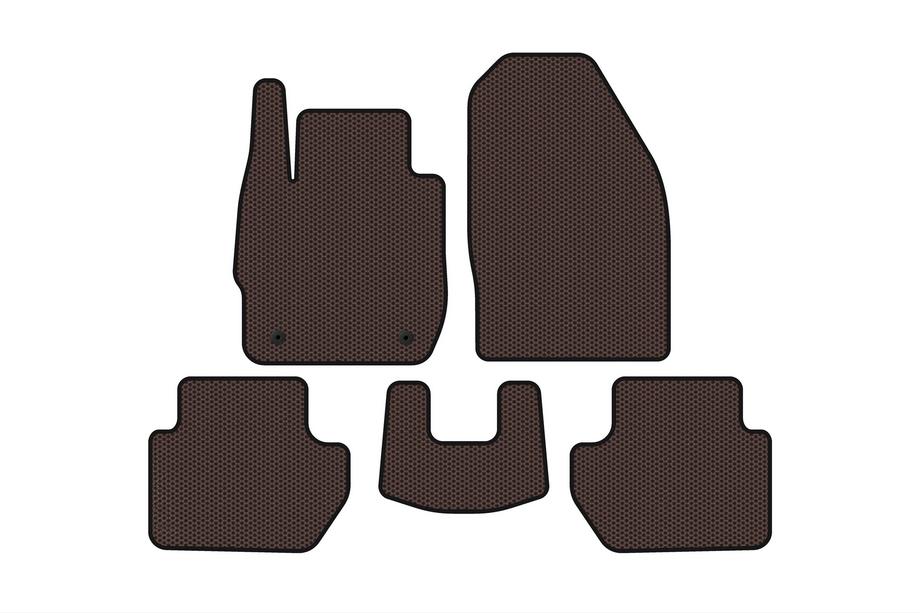Ford Ka 2016– Rubberen automatten Carsuit (SD, bruin) Foto 1