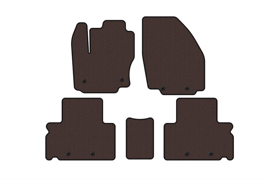 Ford S-Max 2007–2014 Rubberen automatten Carsuit (Bruin) Image