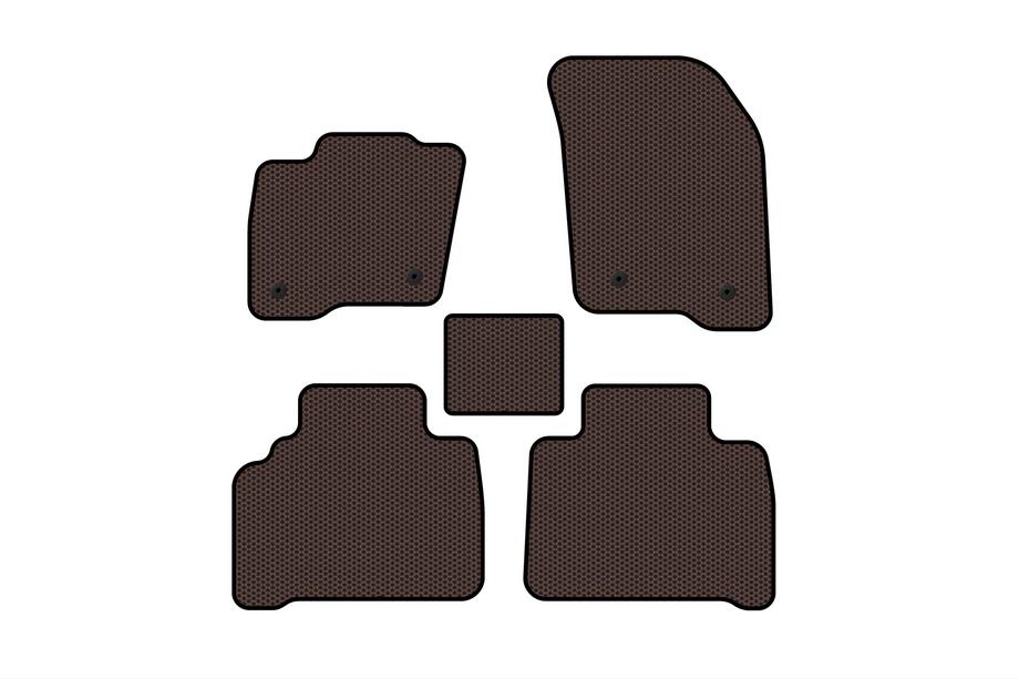 Ford S-Max 2015– Rubberen automatten Carsuit (Bruin) Image