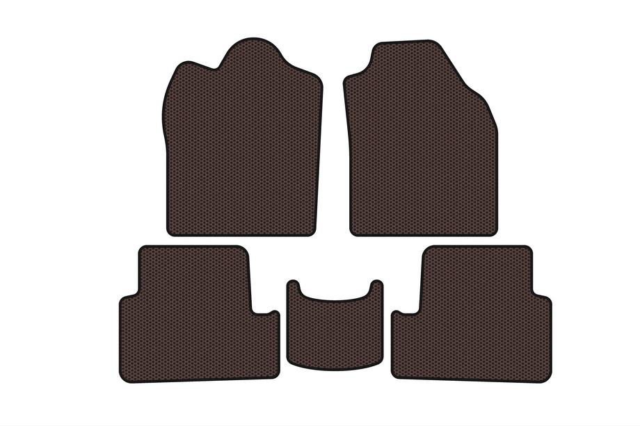 Ford Connect 2010–2013 Rubberen automatten Carsuit (2009-2012, bruin) Image