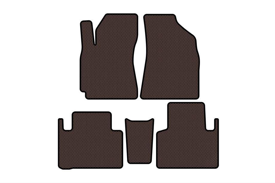 Geely Emgrand X7 2011– Rubberen automatten Carsuit (Bruin) Image