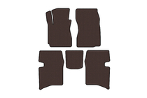 Geely MK 2006–2014 Rubberen automatten Carsuit (SD, bruin) foto 1