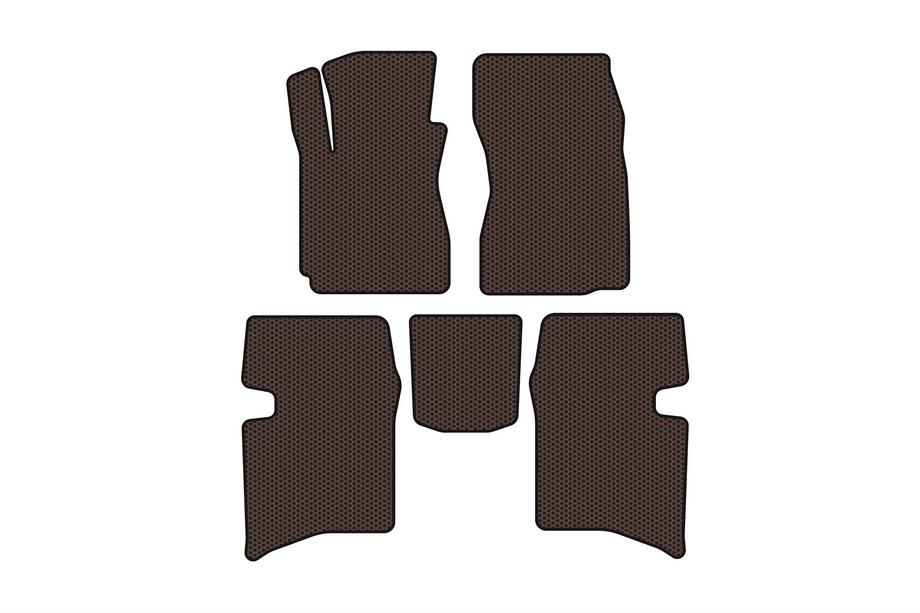 Geely MK 2006–2014 Rubberen automatten Carsuit (SD, bruin) Image