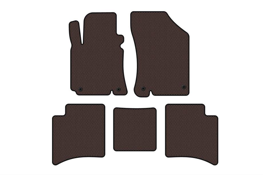 Geely MK Cross 2010–2016 Rubberen automatten Carsuit (Bruin) Image