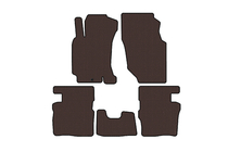 Honda HR-V 1998–2006 Rubberen automatten Carsuit (5-deurs, bruin) foto 1