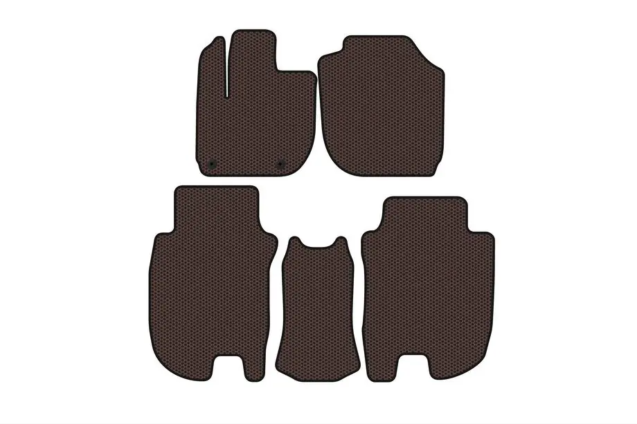 Honda HR-V 2014–2021 Rubberen automatten Carsuit (Bruin) Image