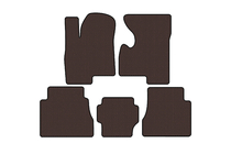 Hummer H2 2002–2009 Rubberen automatten Carsuit (Bruin) foto 1