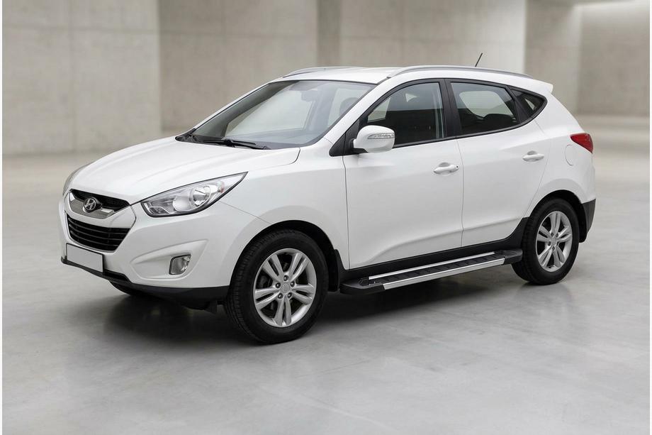 Hyundai IX-35 2010–2015 Zijtreden RedLine V1 (2 stuks, aluminium) Image