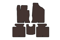 Hyundai Grandeur 2011–2017 Rubberen automatten Carsuit (SD, benzine, bruin) foto 1