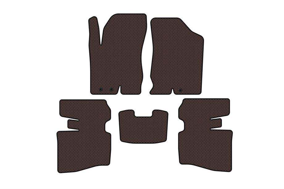 Hyundai I-30 2007–2011 Rubberen automatten Carsuit (SW, bruin) Image