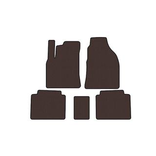 Rubberen automatten Carsuit (Bruin)