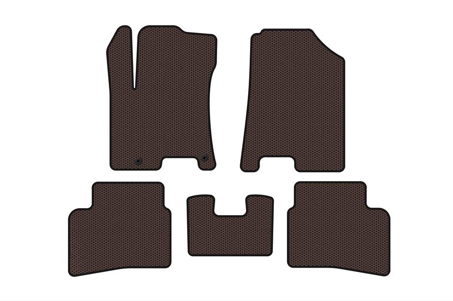 Hyundai Venue 2019– Rubberen automatten Carsuit (Bruin) Image