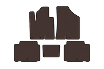 Hyundai IX55 2007–2012 Rubberen automatten Carsuit (Bruin) foto 1