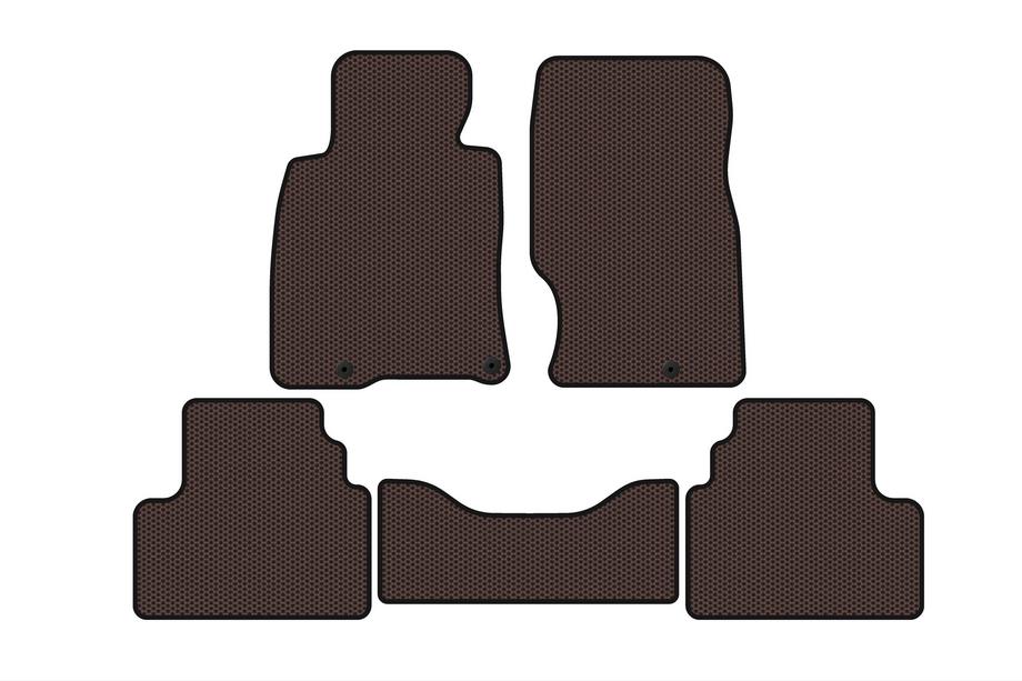 Infiniti G25/G35/37 (V36/CV36) 2006–2015 Rubberen automatten Carsuit (G25-G35, SD, bruin) Image