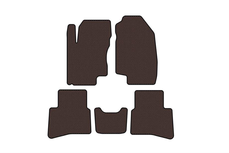 JAC S3 2014– Rubberen automatten Carsuit (Bruin) Image
