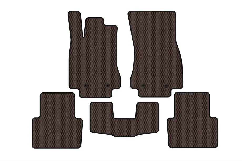 Jaguar XF 2009–2016 Rubberen automatten Carsuit (Bruin) Image