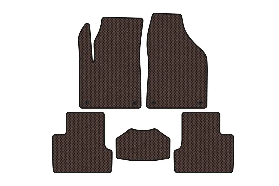 Jeep Cherokee KL 2013– Rubberen automatten Carsuit (2018+, bruin) Image