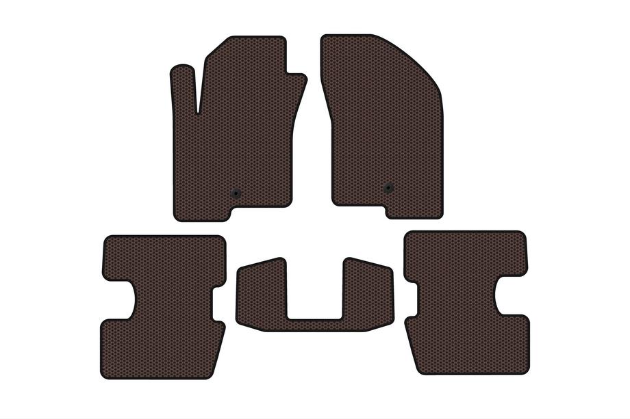Jeep Patriot 2007–2016 Rubberen automatten Carsuit (Bruin) Image