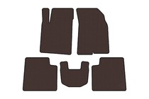 Kia Opirus 2003–2010 Rubberen automatten Carsuit (Bruin) foto 1