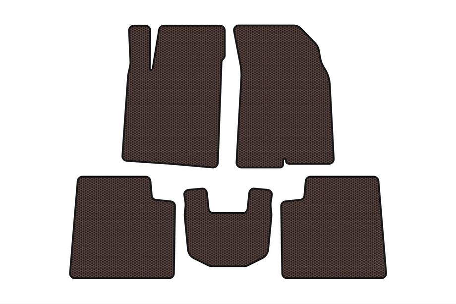 Kia Opirus 2003–2010 Rubberen automatten Carsuit (Bruin) Image
