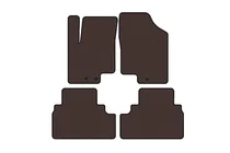 Kia Venga 2010–2019 Rubberen automatten Carsuit (Bruin) foto 1