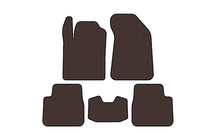 Lancia Delta 2008–2014 Rubberen automatten Carsuit (Bruin) foto 1