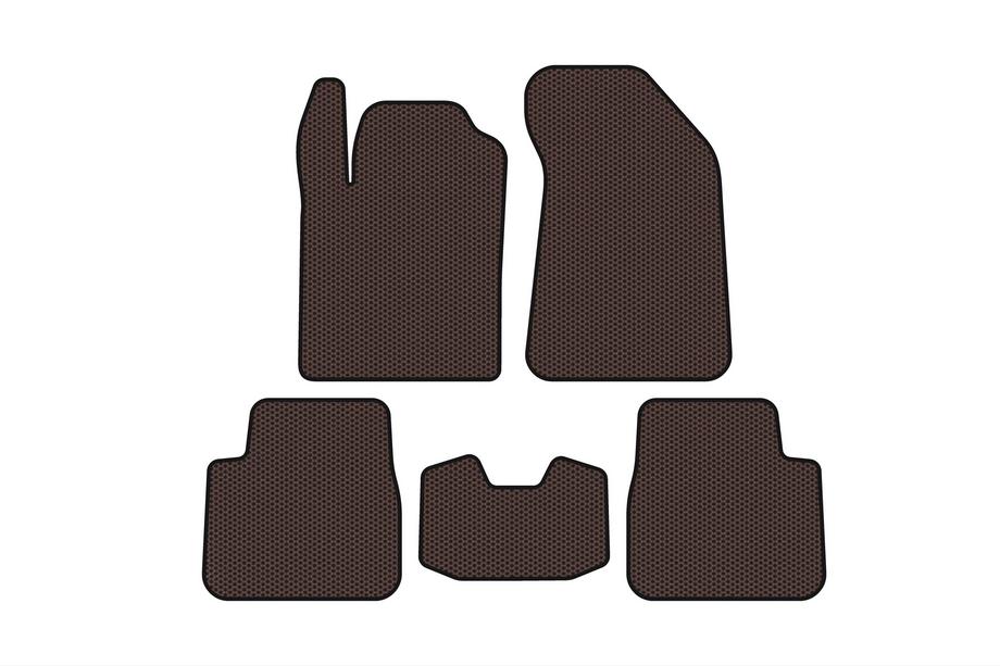 Lancia Delta 2008–2014 Rubberen automatten Carsuit (Bruin) Image