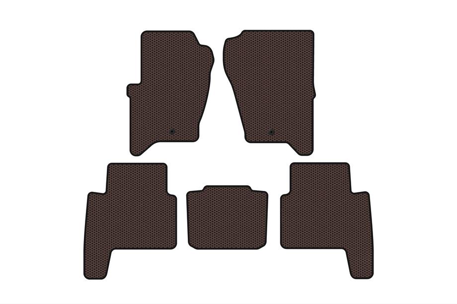 Range Rover Sport 2005–2013 Rubberen automatten Carsuit (2005-2009, bruin) Image