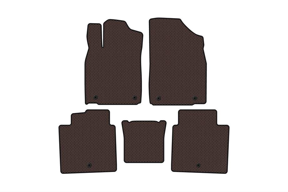 Lexus ES 2012–2018 Rubberen automatten Carsuit (2012-2015, SD, bruin) Foto 1