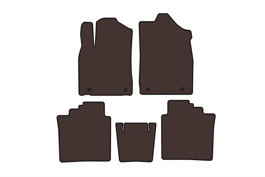 Lexus ES 2012–2018 Rubberen automatten Carsuit (Bruin) Image