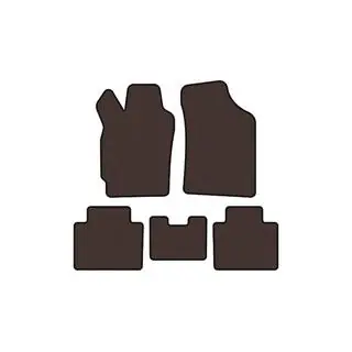 Rubberen automatten Carsuit (Bruin) Lifan 320 2008– foto 1