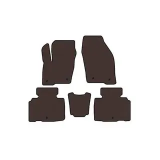 Rubberen automatten Carsuit (Bruin)