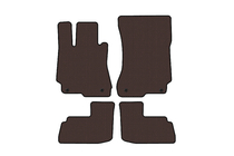 Mercedes CL-klasse C216 2006–2014 Rubberen automatten Carsuit (Bruin) foto 1