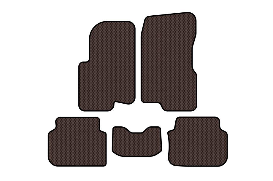 Smart 1998–2007 Rubberen automatten Carsuit (2003-2007, Forfour, Bruin) Image