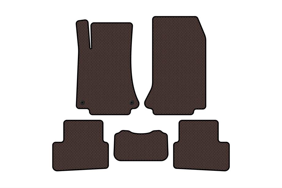 Smart 1998–2007 Rubberen automatten Carsuit (2003-2007, Coupé, bruin) Image