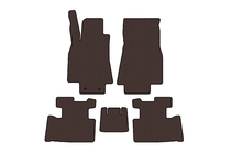 Mercedes A-class W169 2004–2012 Rubberen mattenset Carsuit (2004-2008, HB, 5-deurs, bruin) foto 1