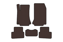Mercedes A-Klasse W176 2012–2018 Rubberen automatten Carsuit (Bruin) foto 1