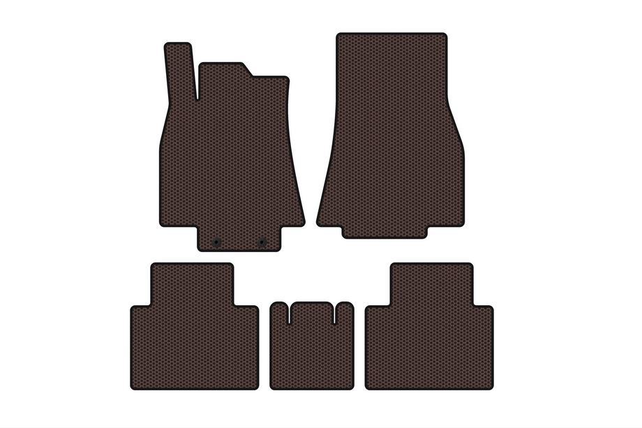 Mercedes B-Klasse W245 2005–2011 Rubberen automatten Carsuit (Bruin) Foto 1