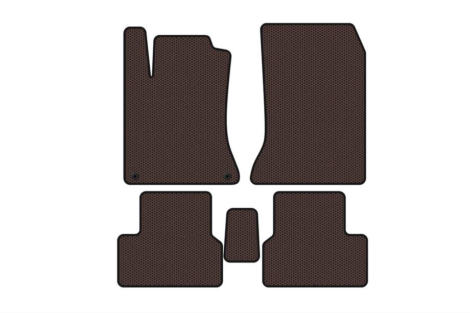 Mercedes B-klasse W246 2011–2018 Rubberen vloermatten Carsuit (2011-2014, Bruin) Foto 1