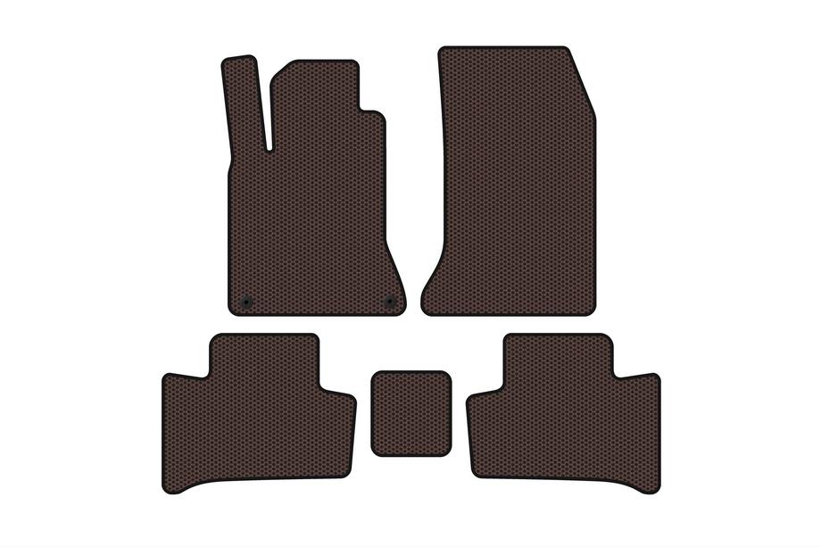 Mercedes B-klasse W246 2011–2018 Rubberen automatten Carsuit (2015-2018, Bruin) Image