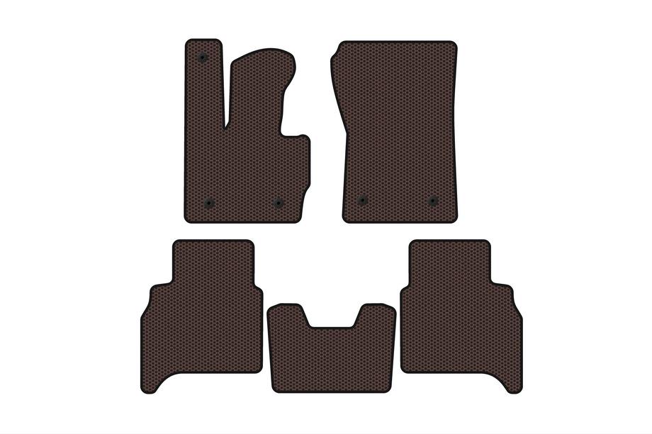 Mercedes G-Klasse W463 2018–2024 Rubberen automatten Carsuit (automaat, bruin) Image