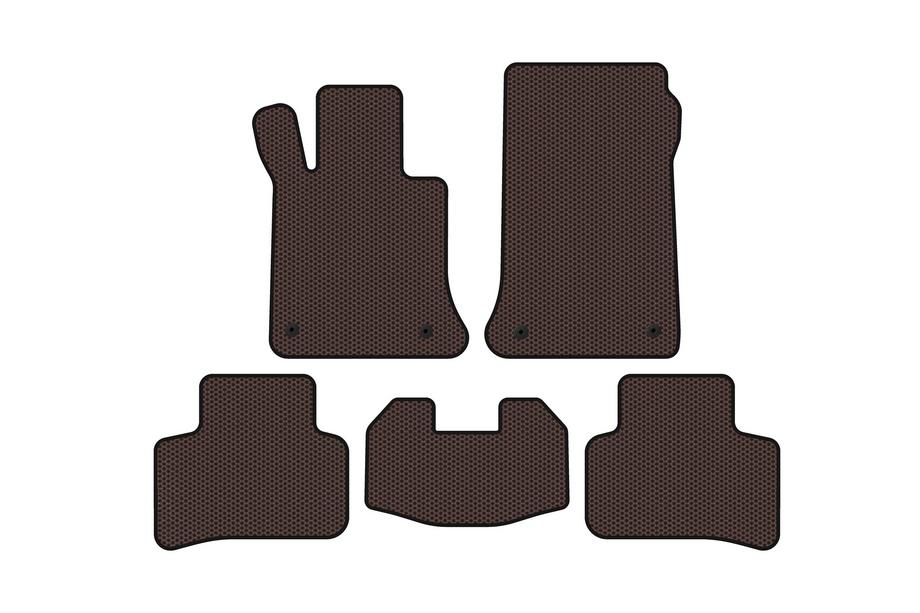 Mercedes GLK-klasse X204 2008–2015 Rubberen automatten Carsuit (Bruin) Foto 1