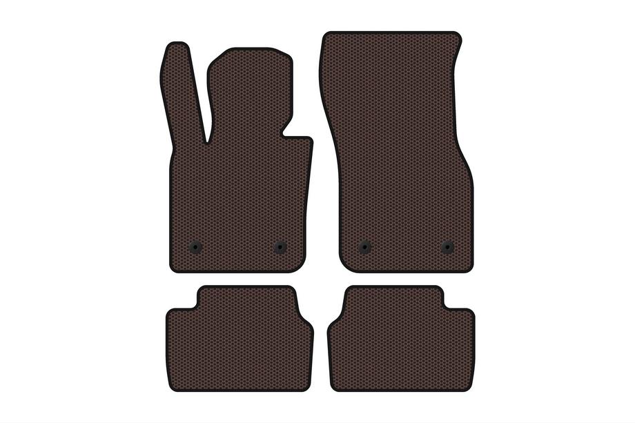 Mini Cooper F55/56/57 2014–2023 Rubberen automatten Carsuit (voor F55, 5-deurs, bruin) Image