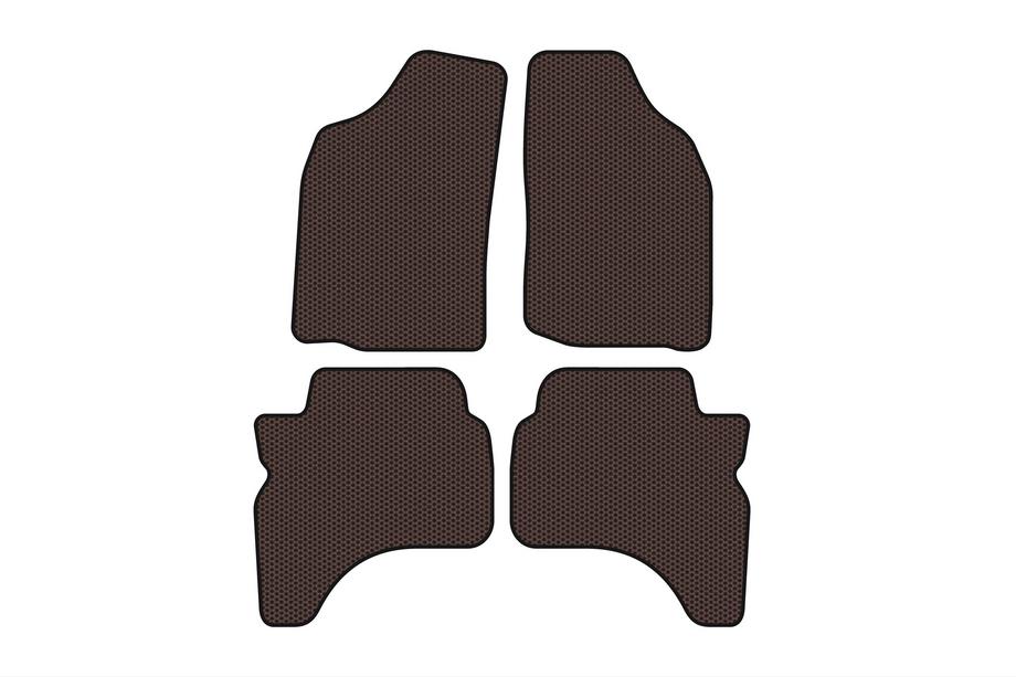 Mitsubishi L200 1996–2006 Rubberen automatten Carsuit (Bruin) Image