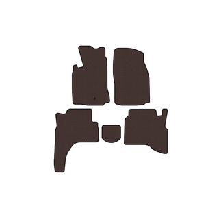 Rubberen automatten Carsuit (Bruin) Mitsubishi Pajero Sport 1996–2007 foto 1