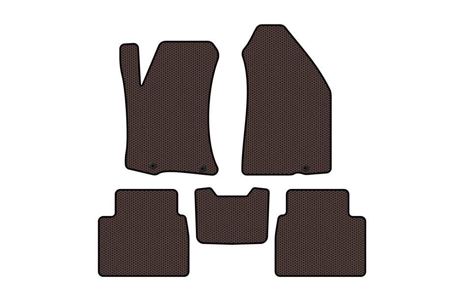 Nissan Altima 2012–2018 Rubberen automatten Carsuit (SD, bruin) Image
